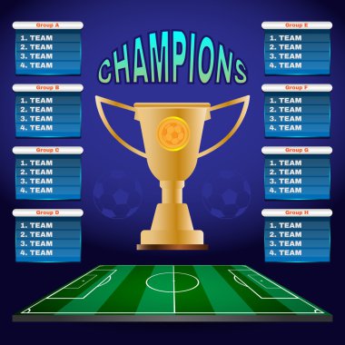 Champions Groups and Teams Template