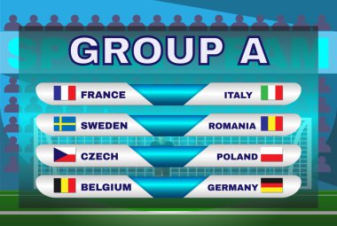 Group A Soccer Scoreboard