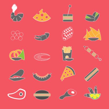 Colorful Flat Flood Snacks