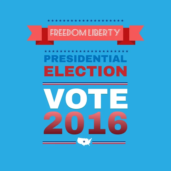 Freedom Liberty Presidential Election 2016 — 스톡 벡터