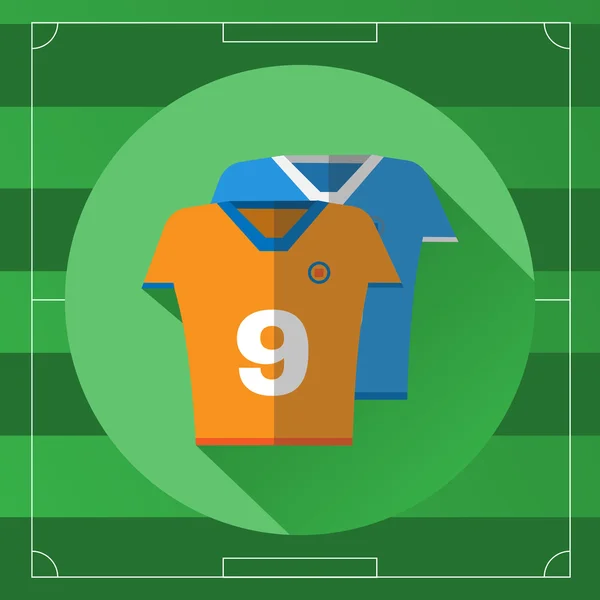 Soccer Team Sportswear icon — Stockvector
