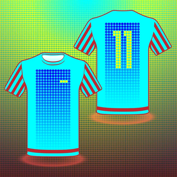 Uniforme de ropa deportiva de equipo — Vector de stock