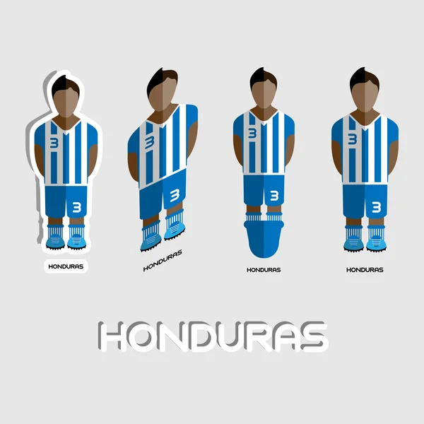 Honduras Soccer Team Sportswear Template — ストックベクタ