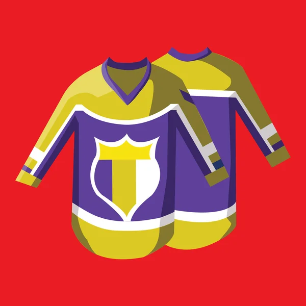 Hockey Sportswear Pullover — Stock Vector