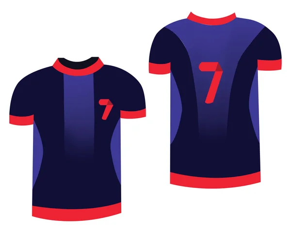 Uniforme de futebol Sports —  Vetores de Stock