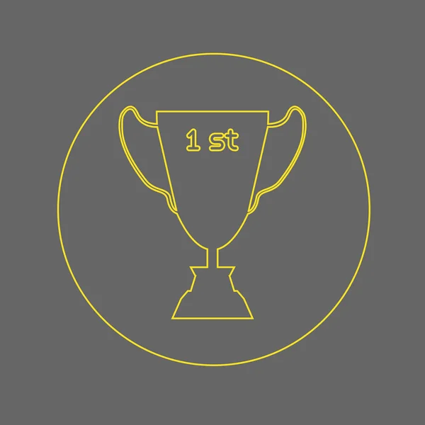 Golden Goblet Soccer Reward — 스톡 벡터