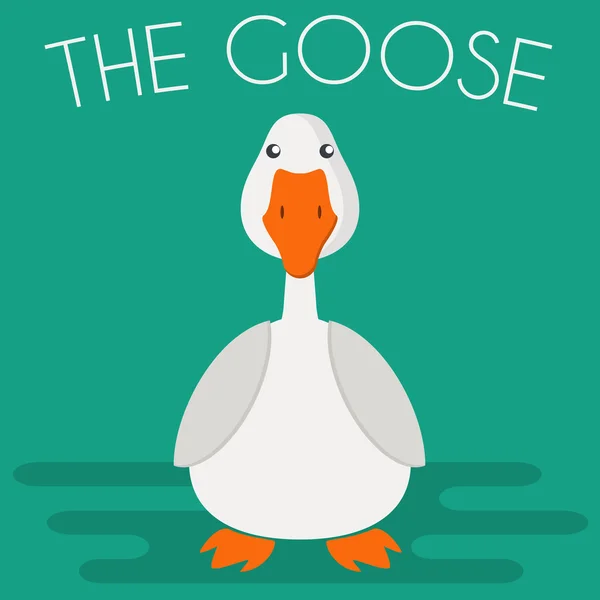 Goose mascot Illustration — Stock Vector
