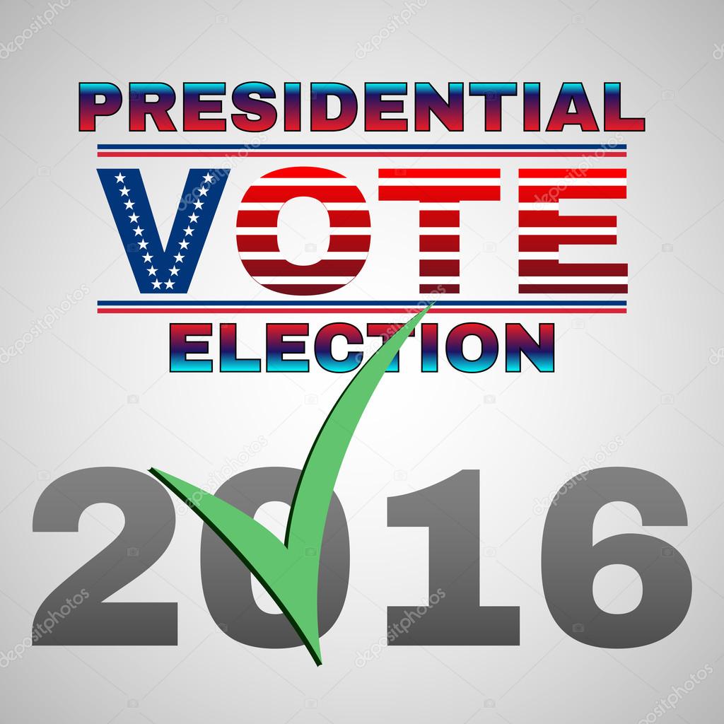 Presidential Vote Election Banner