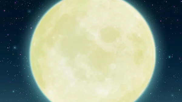 Дурацкое лунное звездное ночное небо . — стоковое фото