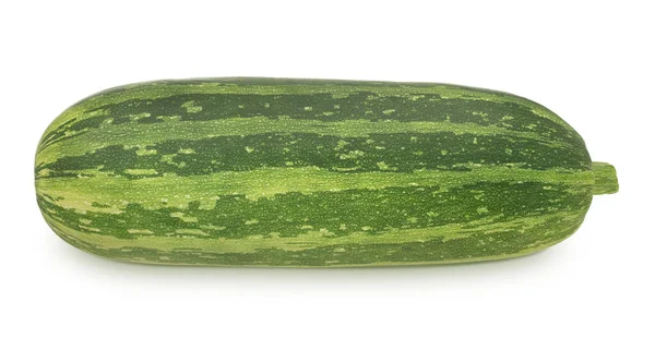 Courgettes fraîches de moelle de légumes verts entiers isolées sur un fond blanc. — Photo