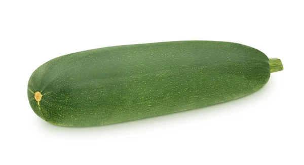 Fresh whole green vegetable marrow zucchini isolated on a white background. — Stock Photo, Image