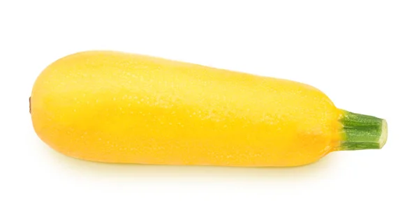 Κολοκυθάκια του νωπού κίτρινου μυελού των λαχανικών που απομονώνονται σε λευκό φόντο. — Φωτογραφία Αρχείου