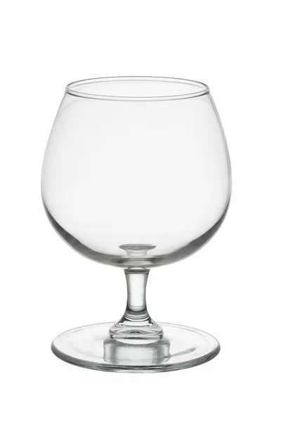 Leeres Whiskyglas isoliert auf weißem Hintergrund — Stockfoto