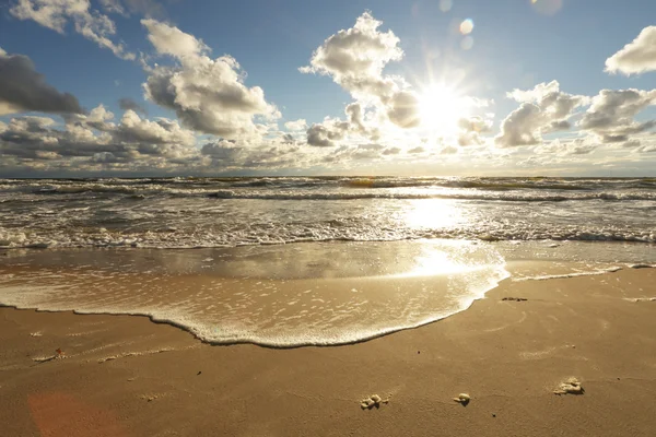 Sonnenuntergang am Strand — Stockfoto