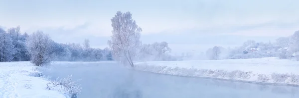 Soğuk kış sabahı — Stok fotoğraf