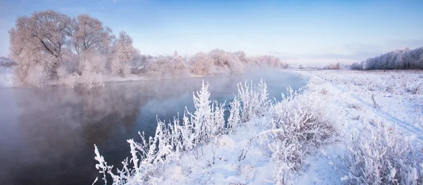 下雪的冬天 — 图库照片