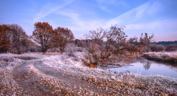 Bella mattina d'autunno — Foto Stock