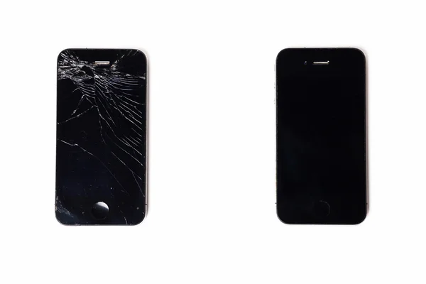 Siyah beyaz zemin üzerine telefonu satmak