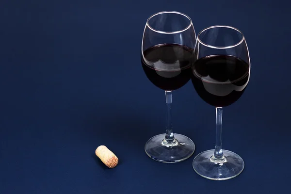 Вкусное красное вино — стоковое фото