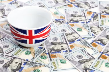 Lake Union Jack Doları faturalarında boyalı cam