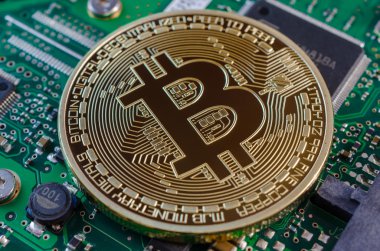 Anakart üzerinde Bitcoin gibi bir bilgisayar çipi kavramı