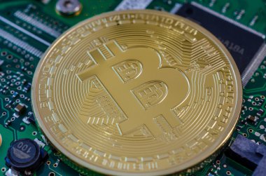 Anakart üzerinde Bitcoin gibi bir bilgisayar çipi kavramı