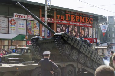 Fas üzerinde zafer 70 yıldönümü için askeri geçit töreni