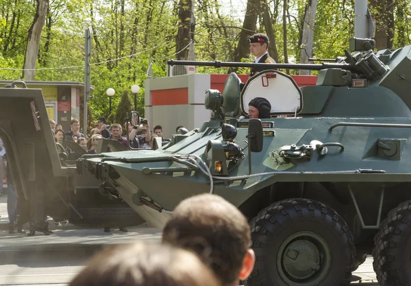 Military Parade for the 70th anniversary of the victory over fas — Stock Photo, Image