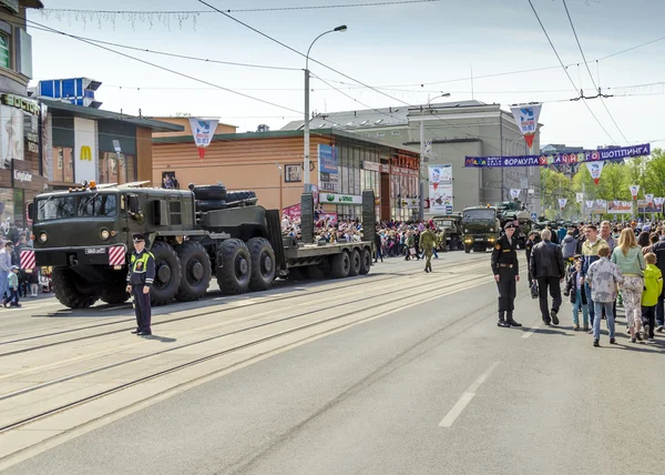 Military Parade for the 70th anniversary of the victory over fas — Stock Photo, Image