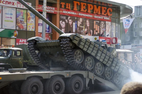 Military Parade for the 70th anniversary of the victory over fas — Stock Photo, Image