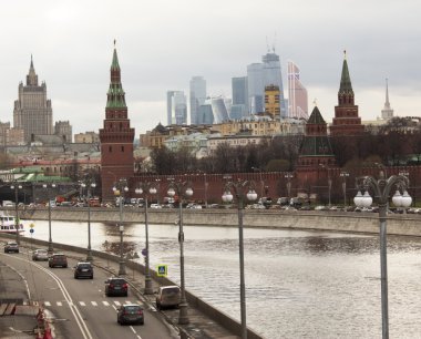 Moskova'da Kremlin duvarı