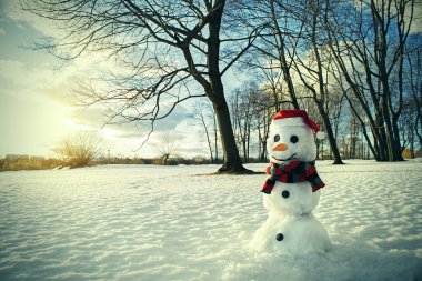 şirin bir kardan adam