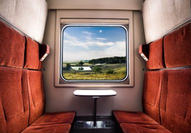 Tren penceresinden görünüm