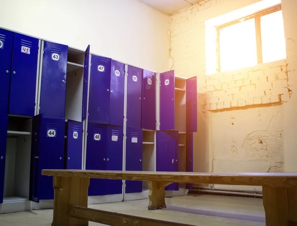 Locker room at the gym — Stock Photo, Image