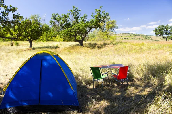 Campingplats — Stockfoto