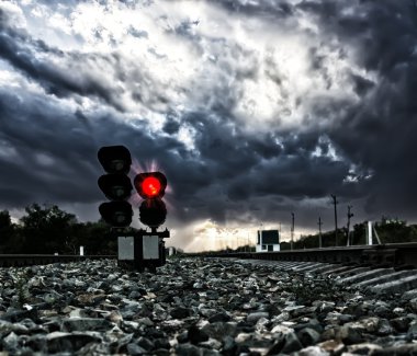 Demiryolu trafik ışığı