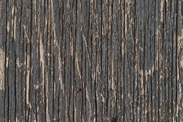 Oude Houten Ondergrond Getextureerd Oppervlak Met Schilferende Zwarte Verf Abstracte — Stockfoto