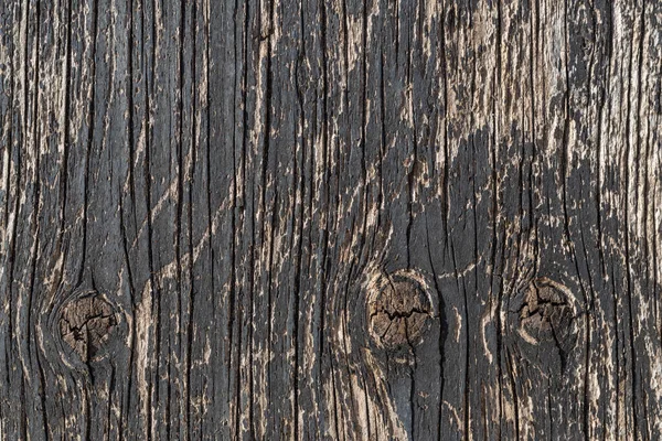 Stare Drewniane Tło Teksturowana Powierzchnia Łuszczącą Się Czarną Farbą Streszczenie — Zdjęcie stockowe