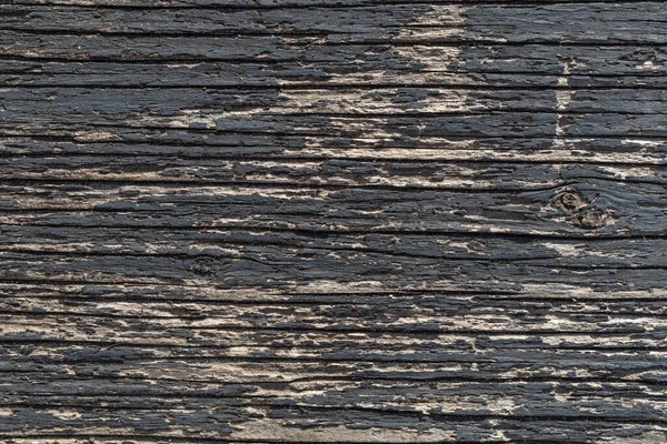Stare Drewniane Tło Teksturowana Powierzchnia Łuszczącą Się Czarną Farbą Streszczenie — Zdjęcie stockowe