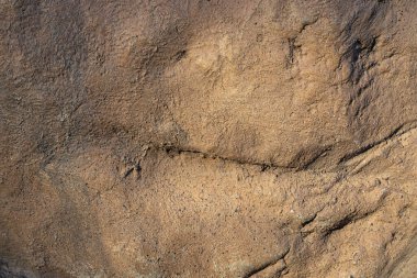 Eskimiş kahverengi taş soyut arkaplan yakın plan