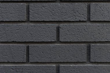 Siyah tuğla duvar dokusu arkaplanı kapat.