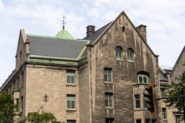 Montreal, Kanada - 4 Temmuz 2025: Kraliyet Victoria Üniversitesi Binası