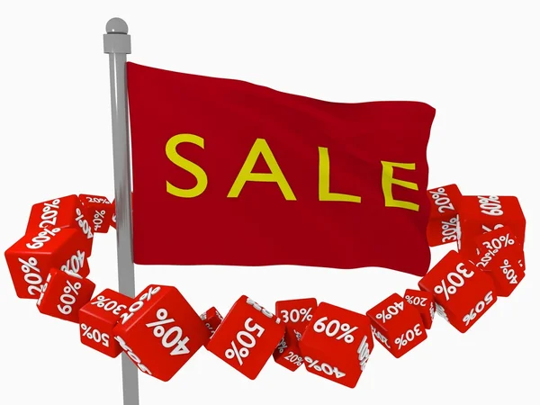 Boa venda para compradores — Fotografia de Stock