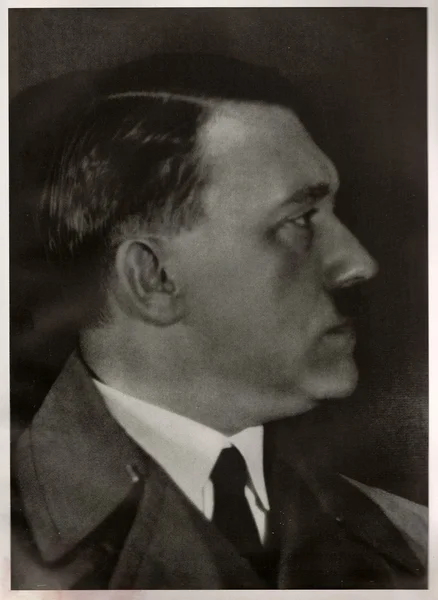 Tyskland 1928 Studio Porträtt Adolf Hitler Ledare Nazi Tyskland Reproduktion — Stockfoto