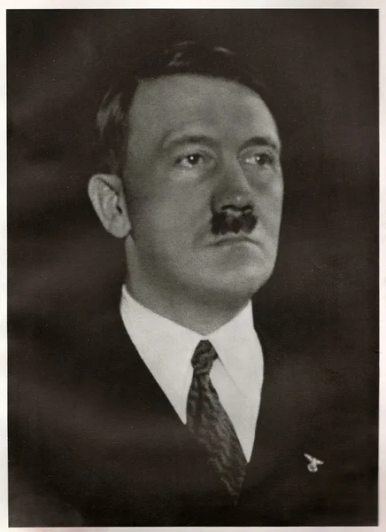 1933 - Almanya: Studio Adolf Hitler, Nazi Almanya lider portresi. Antika fotoğraf çoğaltılması.