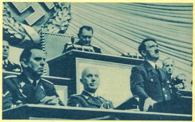 BERLİN, Almanya - 1 Eylül 1939 Adolf Hitler, Polonya işgalinden hemen önce Reichstag 'a konuşmuştu..