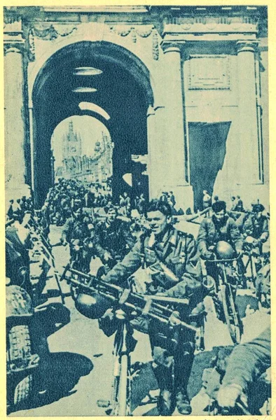 Іперн Бельгіум Травня 1940 Іперн Вторглися Німецькі Війська Вторгнення Німеччини — стокове фото