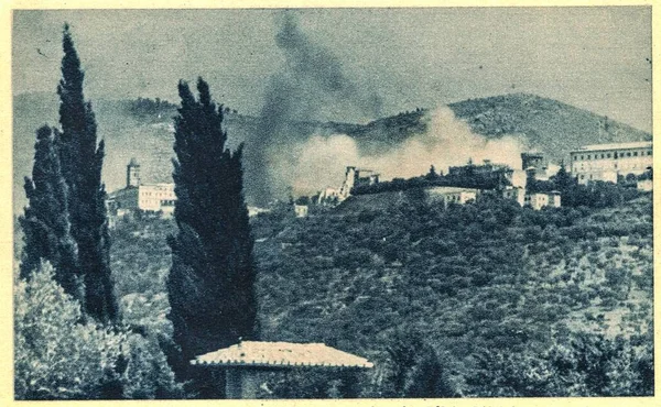 意大利提沃利 1944年 占领意大利提沃利 — 图库照片
