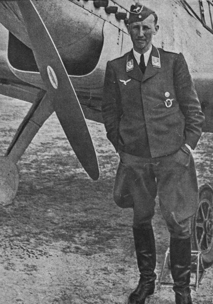 NORWAY - 1930s: Reinhard Heydrich was also a major in the Luftwaffe, flying nearly 100 combat missions until 22 July 1941, when his plane was hit by Soviet anti-aircraft fire. Heydrich made an emergency landing behind enemy lines. He evaded a Soviet 