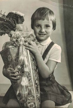 Retro fotoğrafta 